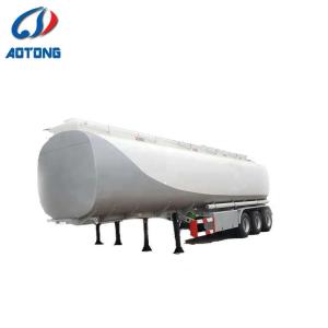 China 3 axle fuel tank trailer/50000 liters gasoline transport tank trailer/Kingpin 2&quot; or 3.5 factory