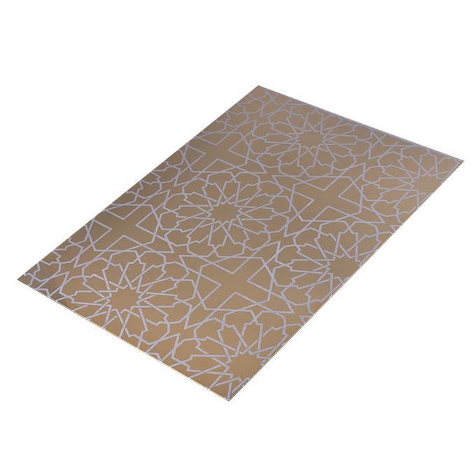4x8 Stainless Steel Etching Sheet Metal Decorative Plates 3mm Thickness