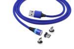 OEM USB Magnetic Data Cable Cotton Braided High Speed Data Transmission