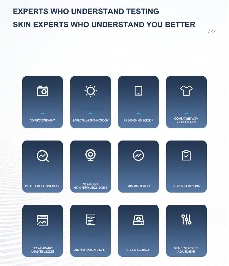One Stop All Round Digital 3D Al Digital Tester Skin Image Analyzer
