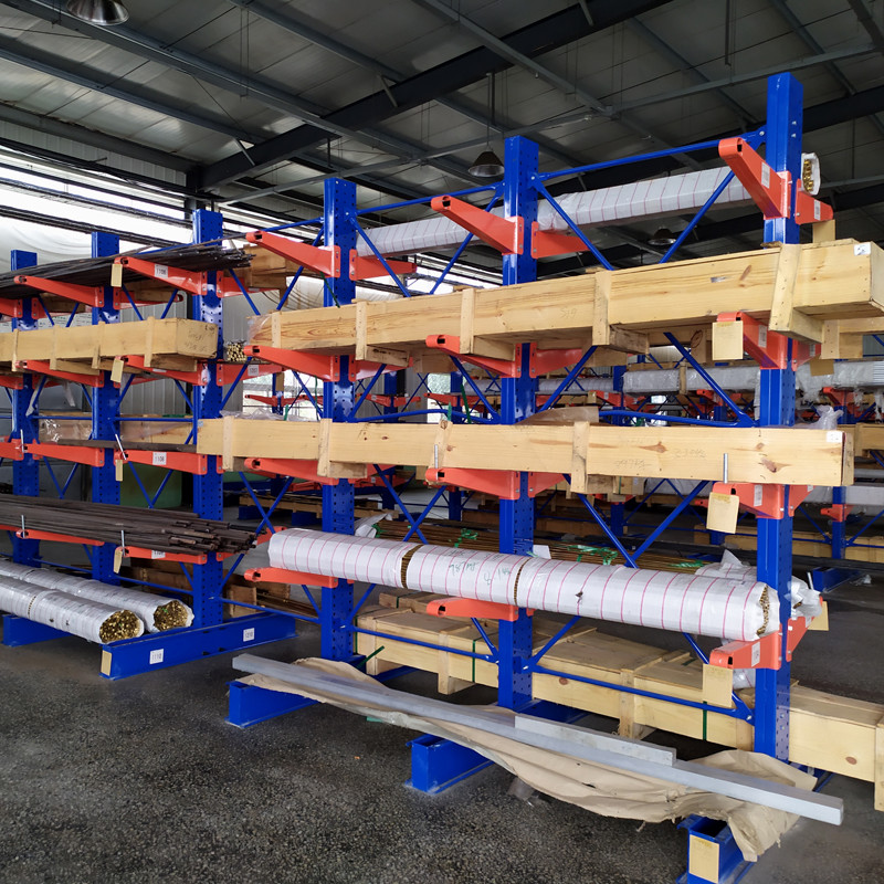 Customized Heavy Duty Cantilever Racks Strong Steel Racking For Hardware Storage