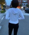 Casual 88% Polyester 4 Way Spandex Ladies Active Jacket For Autumn