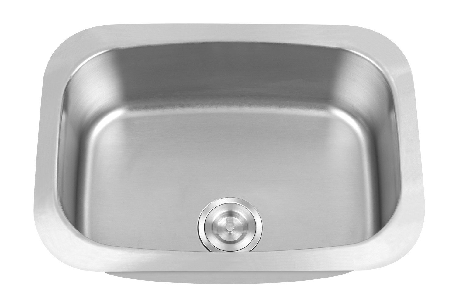 0.7mm Polished Undermount Stainless Steel Kitchen Sink 60*43cm