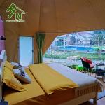 Diameter 6m Durable Outdoor 2 Persons Camping Dome Tent On The Mountain