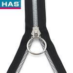 Corn Teeth Plastic Zippers #3 #5 Invisible Black Zipper Customized Logo