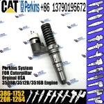 Diesel spare parts fuel injector 20r1264 144-5665 386-1752 250-1300 for