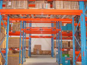 China Anti-Corrosion Galvanized Heavy Duty Pallet Racking / Industrial Steel Storage Racks factory