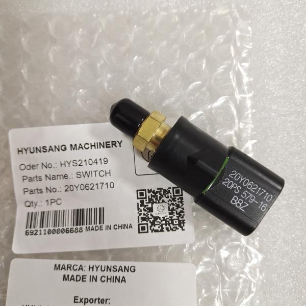Komatsu Mini Excavator Parts Switch 20Y0621710 08064-10000 203-06-56210 For 6D95