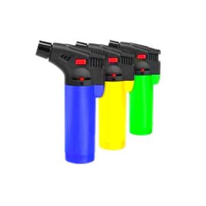 Customization Option Windproof Jet Flame Refillable Gas Torch Lighter