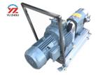 Movable Stainless Steel Lobe Pump , Sanitary Positive Displacement Pump