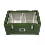 30L Top Loading Insulated Food Pan Carrier Rotomolding Customized Logo