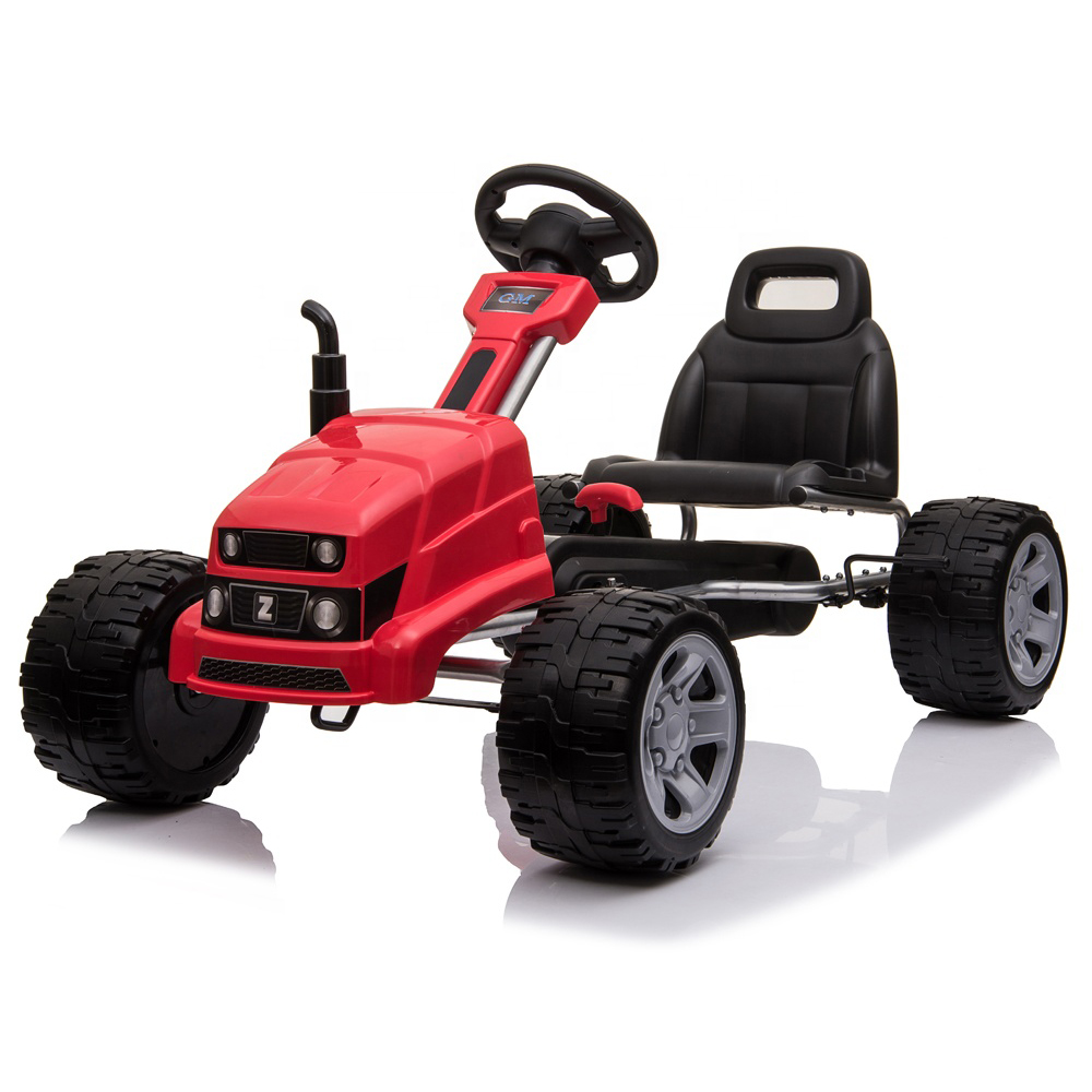 EVA Wheels Children's Ride On Pedal Go-Karts Car for 5-12 Years Old Max Loading 50kgs