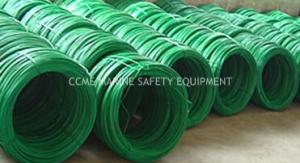 China wholesale price 18*7+IWS black pvc coated wire rope factory