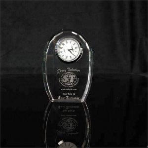 High Quality Factory Selling Crystal Clock Unique Design