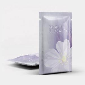China VMPET Plastic Bag Sealable Zipper Cosmetic Packaging Skin Care Face Mask Packaging Bag factory