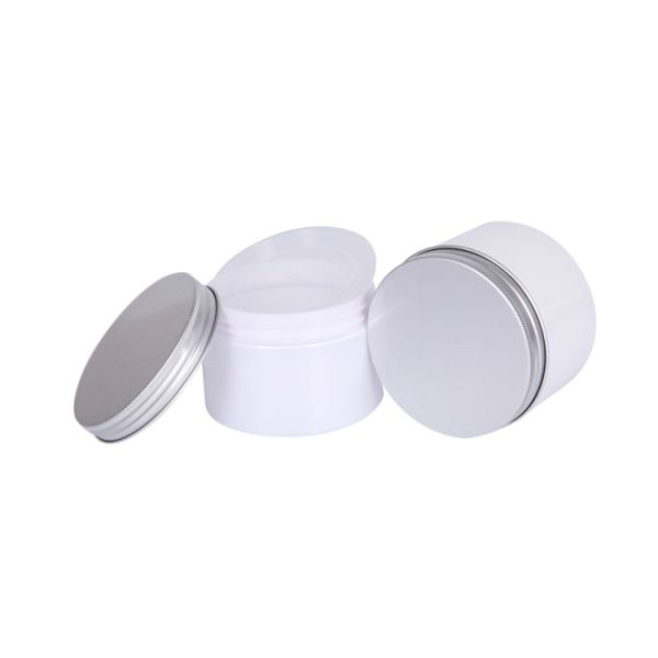300g Customized Color And Logo BPA-Free Leakproof Aluminum Lid Body Cream jar UKC27