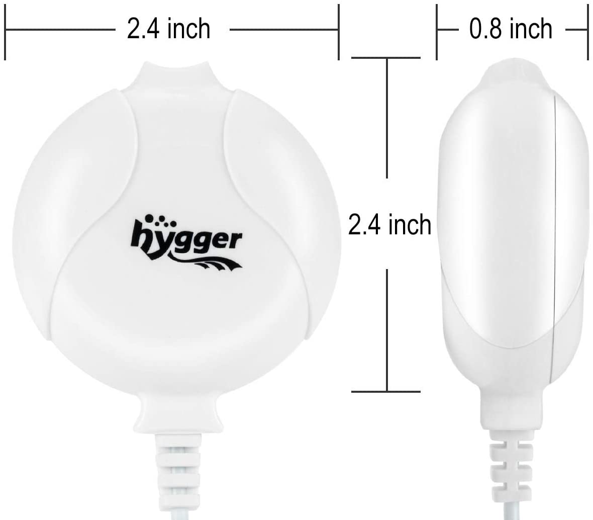 Compact 1.5 Watt Quiet Fish Tank Air Pump