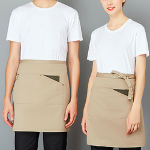 apparel factory OEM high quality waiter uniform heat resistance unisex waiter apron