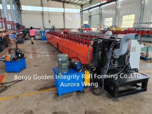 China Galvanized Steel Downspout Pipe Roll Forming Machine 20m/Min For Roof factory
