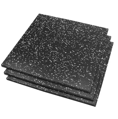 EPDM Rubber Gym Flooring Tiles with Temperature Range -40°C to 100°C, Hardness