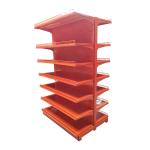 Factory custom color size metal store display shelves duty free store shelves