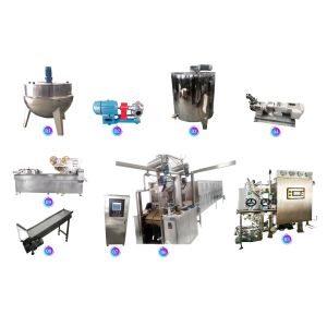 Hard Candy Mould Depositing Machine Line Also Used As Jelly Candy And Lollipot