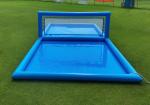 Outdoor 33ft Inflatable Volleyball Court Set for Swimming Pool L32.8 x W16.5 x