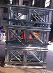 Twin Cage Lifting Construction Hoist Parts With counterweight