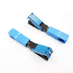 China Fast Connection Fiber Optic Connectors , Flexible APC Fiber Connector factory