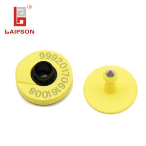 China Electronic FDX-B rfid cattle ear tags 134.2khz 30*13mm factory