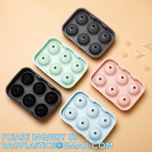 Silicone Ice Cube Molds With Removable Lids Reusable And BPA Free For Whiskey,