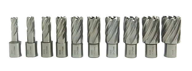 13PCS HSS Weldon Shank Annular Cutter Set 11mm-29mm OEM And ODM
