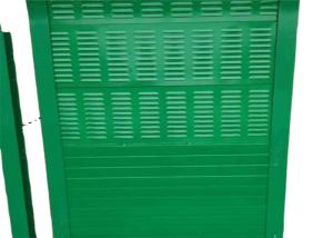 China 2m Width Metal Louvre Highway Noise Barrier Sheet factory