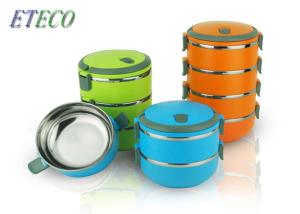 China Insulated Stainless Steel Food Containers , Portable Multi Layer Lunch Box factory