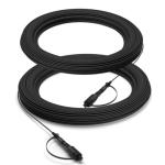 Pre-Connected Waterproof Fiber Optic Cable for FTTH 4G 5G Networks Compact and