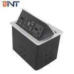 high quality hydraulic gas pop up desktop power and date socket