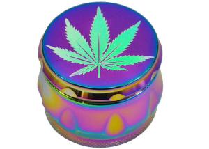 China 53mm Zinc Alloy Herb Grinder / Cool Weed Grinders Pineapple Western Style factory