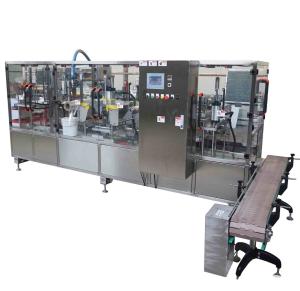 China 304 Stainless Steel Tray Filler Machine For Sauce In Buckets factory