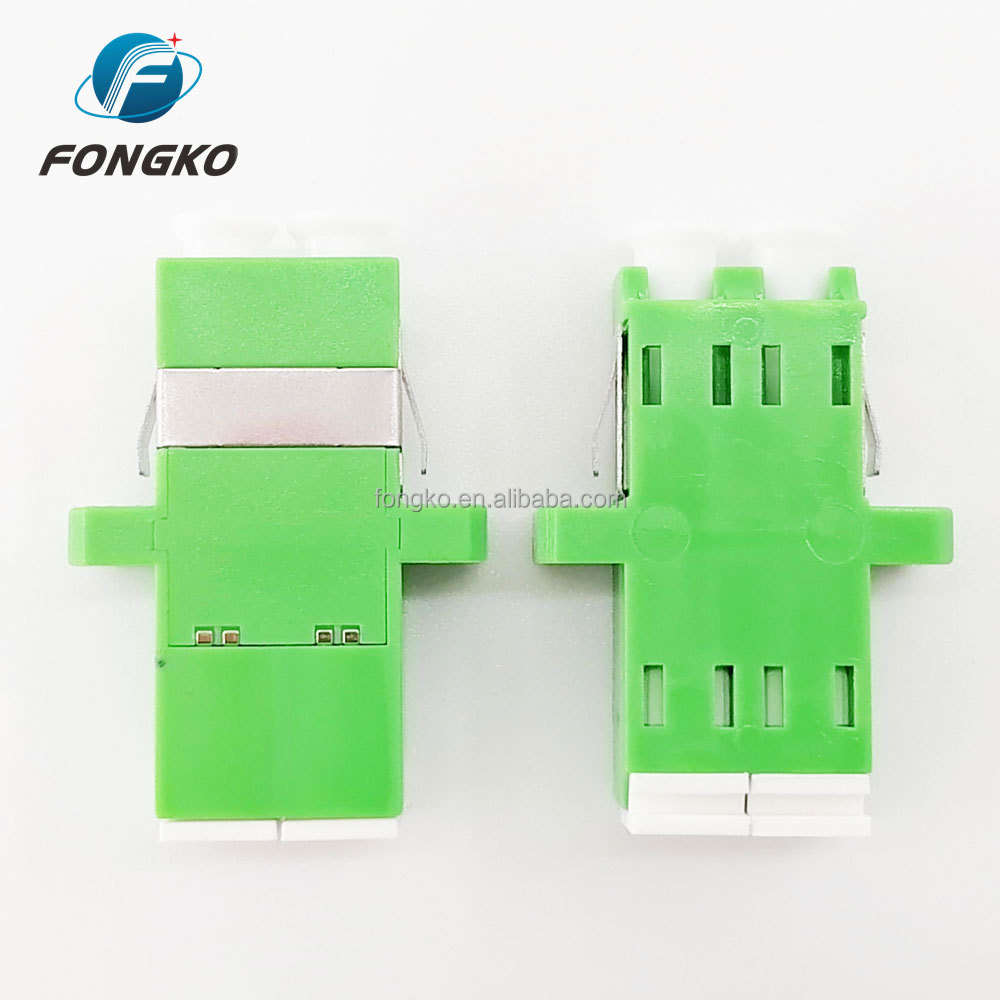 Multimode Duplex LC to LC Coupler Flange Optic Fiber Adapter