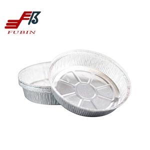 China Restaurant Kitchen 7 Inch Round Foil Pizza Pie Pan With Lid factory