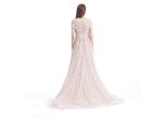 Ivory Appliqued Lace Embroidery Wedding Bridesmaid Dresses For Evening Party