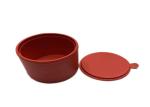 Cylindrical Leather Jewellery Gift Packaging Metal Hinge Closure For Gift