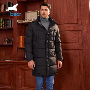 China usiness-Style Long Hooded Winter Thickened Down Jacket – Your Winter Warmth Guardian factory