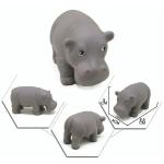 Elephant Vinyl Rubber Bath Toys , Squeezing Rubber Ducks Custom Color