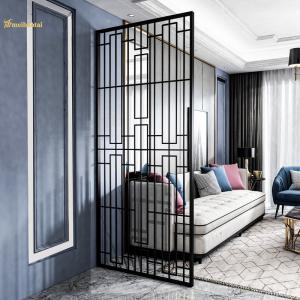 China Sustainable Hairline Finish Stainless Steel Room Divider For Home Furniture factory