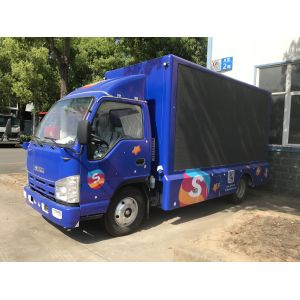 ISUZU 4x2 Waterproof P5 LED Screen Mobile Digital Billboard Advertising LED
