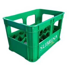 Stackable Beer Bottles Plastic Crates 12/24 Bottles Plastic Beer Crate 12