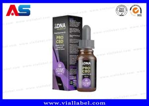 China Pro CBD Package Box And Label DNA Oil Dropper Bottle Label And Box Printing Factory factory