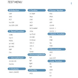 High Throughput A1plus Automated Immunoassay Analyzer System With Rapid Tests