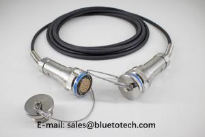 China Military 5G Base Station RRU BBU CPRI Cable 4 Fiber Count J599 to J599 Waterproof Connector factory